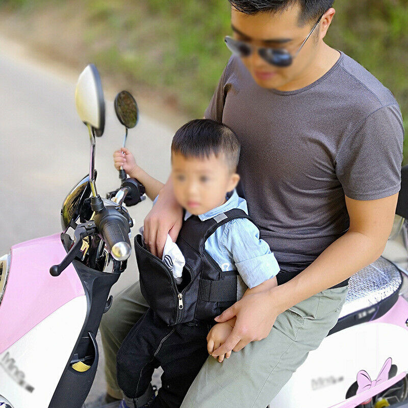 Chaleco Con Cinturón De Seguridad Para Niños, Para Moto, Col